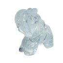 Bergkristall Elefant ca. 22 x 30 mm Edelstein, Glcksbringer