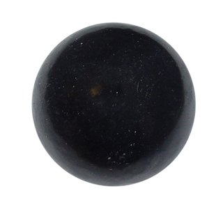 Shungit / Schungit Kugel ca. 40 mm   aus Russland incl.1 Hmatit Ring als Kugelhalter