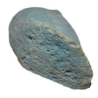 Achat blau Hlfte einer Geode Gre L: ca. 75 - 90 mm aufgeschnitten, poliert blau coloriert