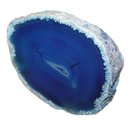 Achat blau Hlfte einer Geode Gre L: ca. 75 - 90 mm...