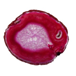Achatscheibe pink  transparent mittel Lnge ca. 70 - 100 mm