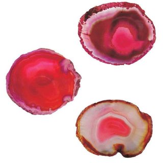 Achatscheibe pink  transparent mittel Lnge ca. 70 - 100 mm