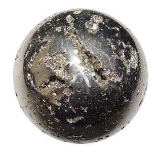 Pyrit Kugel auch Katzengold genannt A*extra Qualitt aus Peru  ca.40 mm