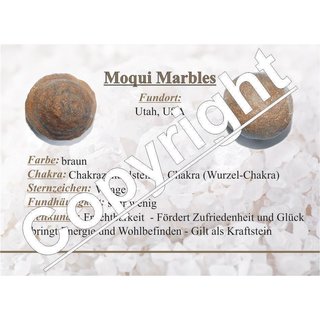 Moqui Marbles 30 - 35 mm lebende Steine aus den USA