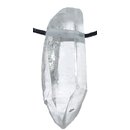 Bergkristall Spitze Anhnger ca. 35 - 45 mm mit Bohrung:...