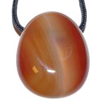 Trommelsteine gebohrt