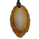 Achatscheiben mit Band