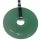 Aventurin 45 mm Ø Donut Anhänger rund mit silberfarbigerm Clip