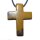 Mookait gelb Kreuz Anhänger schönes großes Edelsteinkreuz ca. 45 x 35 x 8 mm
