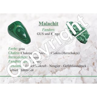 Malachit Anhnger oval in silberfarbenem Metall gefasst Gre: S ca. 25x18 mm