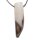 Achat Natur Anhänger in ZahnForm  Größe: ca. 40 x 10 mm inclusive Textilband