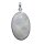 Regenbogenmondstein Anhänger oval 925er Silber A* Qualität ca. 20-25 mm