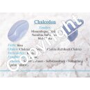 Chalcedon 30 mm Ø Donut Anhänger rund schöne hellblau Farbe mit Maserung