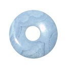 Chalcedon 30 mm  Donut Anhnger rund schne hellblau...