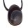 Botswana Achat Anhänger Trommelstein flach ca. 30 x 20 mm mit Bohrung: ca 2,5 mm