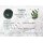Nephrit / Jade Anhänger flacher Trommelstein ca. 30 x 20 mm in Tropfen Form mit Bohrung: ca. 2,5 mm