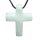 Jade/Serpentin Kreuz  Anhänger XL ca. 45 x 35 x 8 mm mit Bohrung ca. 2,5 mm