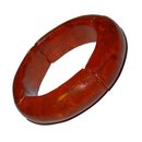 Schaumkoralle Armband Reif auf Stretchband