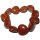 Goldfluss Armband Herz Form auf Stretchband