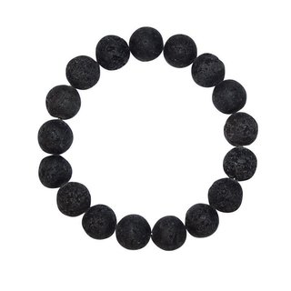 Lava Armband schnes Kugelarmband 12 mm auf Stretchband