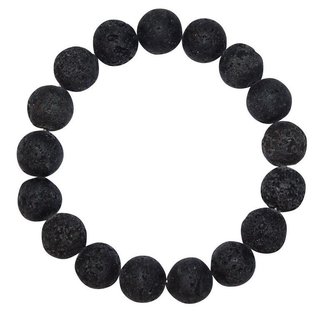 Lava Armband schnes Kugelarmband 14 mm auf Stretchband