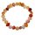 Carneol - Achat Armband Trommelsteinarmband schönes Edelsteinarmband auf Stretchband