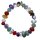 Multi Color Armband viele verschiedene Edelsteine Trommelsteinarmband