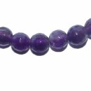 Amethyst Armband  facettiert 6mm Kugel  Super Qualität