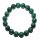 Malachit Armband 10 mm Kugel schöner grün gemaserter Malachit A* Qualität