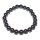 Hämatit 8 mm Kugel Armband  aus unisex Armband auf Stretchband