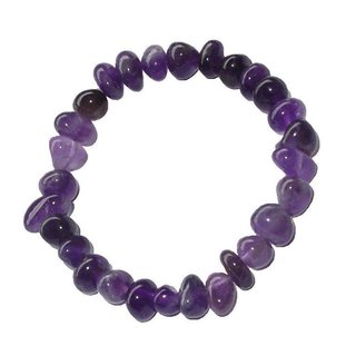 3 Stck Trommelstein Armbnder AURA : Bergkristall Amethyst & schwarzer Turmalin Schrl