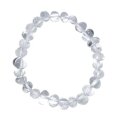 3 Stück Trommelstein Armbänder AURA : Bergkristall Amethyst & schwarzer Turmalin Schörl