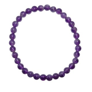 Amethyst Armband Kugel 6 mm A* Super Qualitt dunke klare violett Farbe