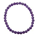 Amethyst Armband Kugel 6 mm A* Super Qualitt dunke klare...