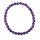 Amethyst Armband Kugel 6 mm A* Super Qualität dunke klare violett Farbe
