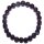 Amethyst Armband Kugel 8 mm schöne dunkle violett Farbe
