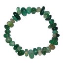Achat grn (coloriert) Armband schnes Trommelstein...