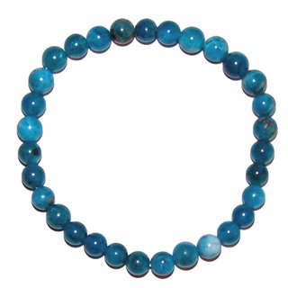 Apatit Armband 6 mm  Kugel Edelsteinarmband A* Qualitt auf Stretchband