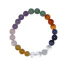 7 Chakra Multicolor 10 mm Kugel Armband aus echten...