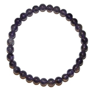 Iolith Armband 6 mm Ø Kugel A* extra Qualität man nennt ihn auch ugs. Wasser Saphir