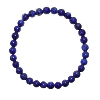 Lapislazuli Armband Kugel 6 mm A* Super Qualitt schne blaue Farbe auf Stretchband
