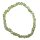 Peridot / Olivin Armband aus polierten kleinen Edelsteinen auf Stretchband