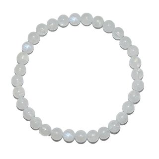 Regenbogen Mondstein Armband 6mm Kugel A* Qualitt auf Stretchband