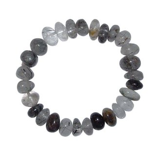 Turmalinquarz Armband schnes Trommelstein Edelsteinarmband ein echter Hingucker elastisch