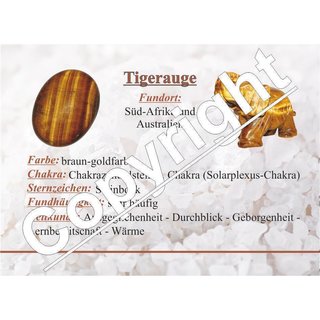 Tigerauge rot (Katzenauge)  kleine polierte Nuggets auf Stretchband