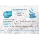 Türkinit (Magnesit coloriert) 6 mm Kugel Armband schön türkis farben auf Stretchband