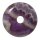 Amethyst 40 mm Ø Donut Anhänger rund gebänderter Chevron Amethyst
