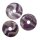 Amethyst 40 mm Ø Donut Anhänger rund gebänderter Chevron Amethyst