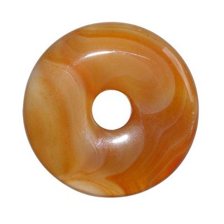 Carneol - Achat 35 mm  Donut Anhnger rund