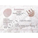 Rosenquarz Ø ca. 50 mm Donut Anhänger rund schöne rosa Farbe mit silberfarbener Spirale